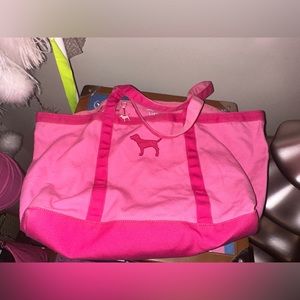 Victoria Secret PINK bag with cute pup charm